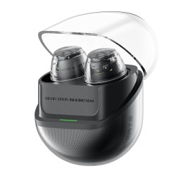 Siyah SoundPeats Clear Dot ENC TWS Kablosuz Bluetooth Kulaklık Siyah