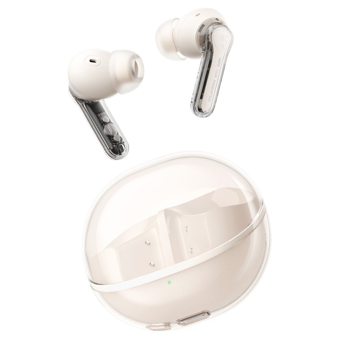 SoundPeats Clear ENC TWS Bluetooth 5.3 Kulak içi Kablosuz Kulaklık Bej