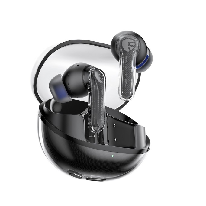 SoundPeats Clear ENC TWS Bluetooth 5.3 Kulak içi Kablosuz Kulaklık Siyah
