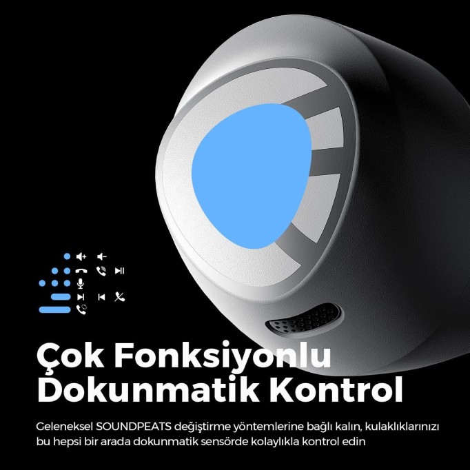Soundpeats Free2 Classic Bluetooth 5.1 TWS Kulaklık Beyaz