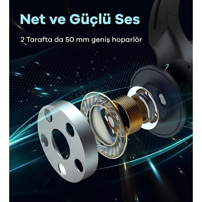 Soundpeats G1 Kablolu RGB Kulak üstü Oyuncu Kulaklığı