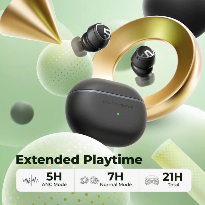 Soundpeats Mini Pro Hybrid ANC Bluetooth 5.2 TWS Kulak İçi Kulaklık Siyah