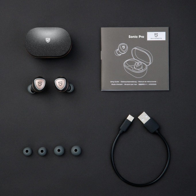Soundpeats Sonic Pro Qualcomm Aptx Blueooth 5.2 TWS Kablosuz Kulak içi Kulaklık