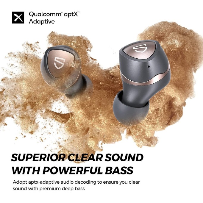 Soundpeats Sonic Qualcomm Aptx Bluetooth 5.2 TWS Kablosuz Kulak içi Kulaklık