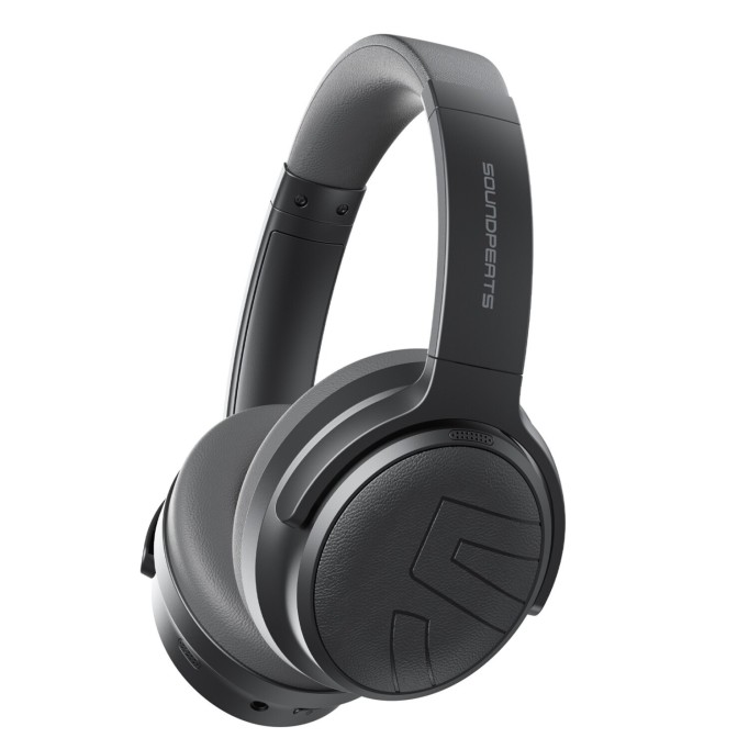 SoundPeats Space Pro Hi-Res LDAC Bluetooth 5.4 TWS Kablosuz Kulak üstü Kulaklık Siyah