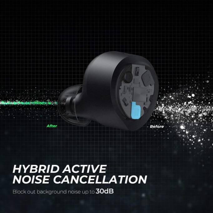 Soundpeats T2 ANC Bluetooth 5.1 TWS Kablosuz Kulak içi Kulaklık