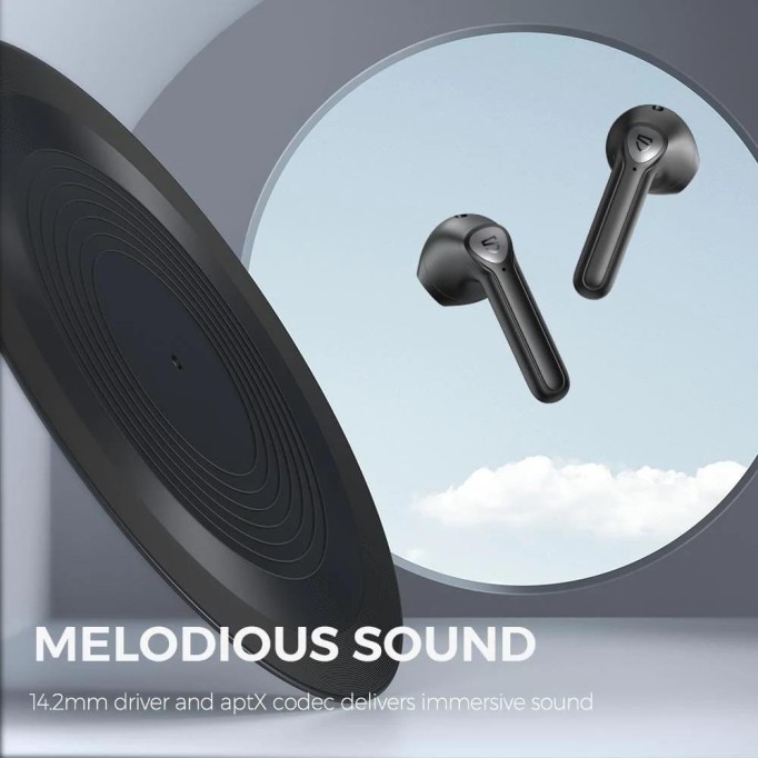 Soundpeats TrueAir2 Bluetooth 5.2 TWS Kablosuz Kulak İçi Kulaklık Siyah