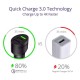 Tronsmart 3 Portlu Qualcomm QC 3.0 VoltiQ Hızlı Araç Şarj Cihazı