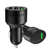 Tronsmart 3 Portlu Qualcomm QC 3.0 VoltiQ Hızlı Araç Şarj Cihazı