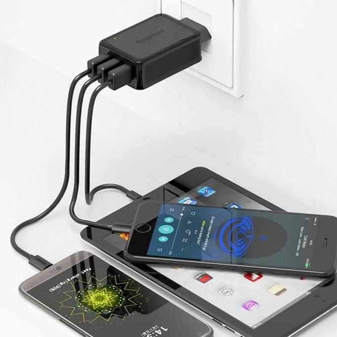 Tronsmart 3 Portlu Quick Charge 3.0 VoltiQ Hızlı Şarj Aleti