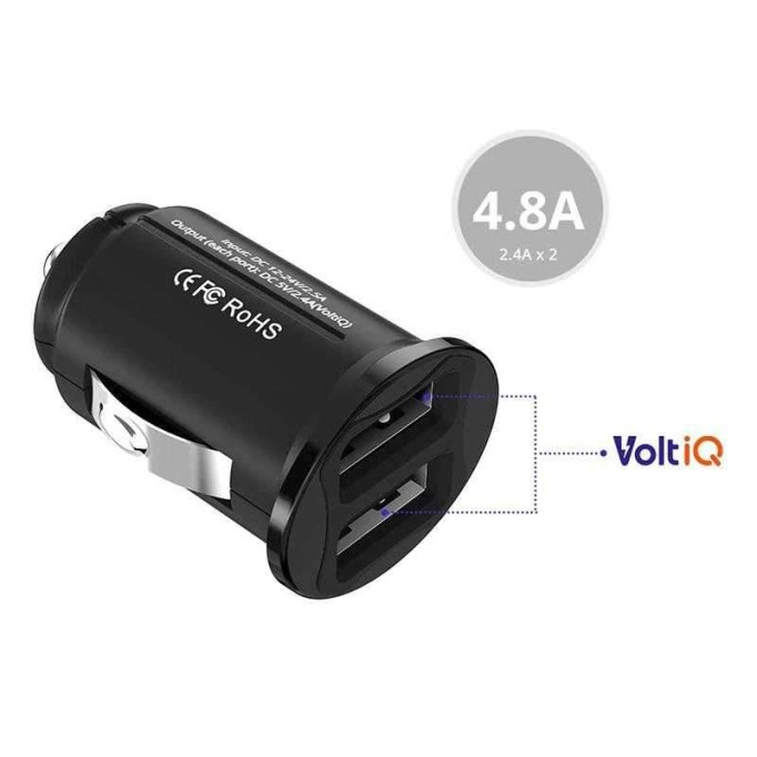 Tronsmart C24 Çift USB Çıkışlı Araç Şarj Cihazı
