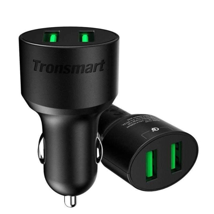 Tronsmart Çift USB Çıkışlı Dual Port QC 3.0 Hızlı Araç Şarj Cihazı