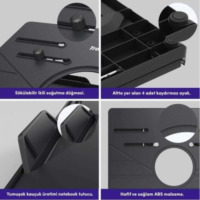 Tronsmart D07 Katlanabilir Notebook Standı Beyaz