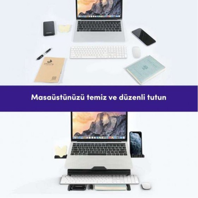 Tronsmart D07 Katlanabilir Notebook Standı Beyaz