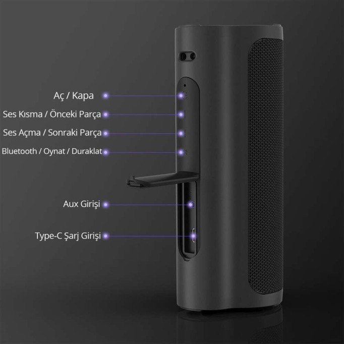 Tronsmart Force 2 30W Taşınabilir Kablosuz Bluetooth Hoparlör