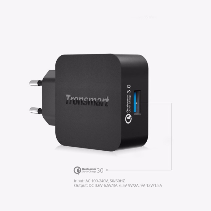 Tronsmart Qualcomm QC 3.0 Hızlı Şarj Cihazı