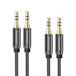 Tronsmart S3C02 Premium Örgülü 3.5mm Jack Aux Kablosu (2 Adet)