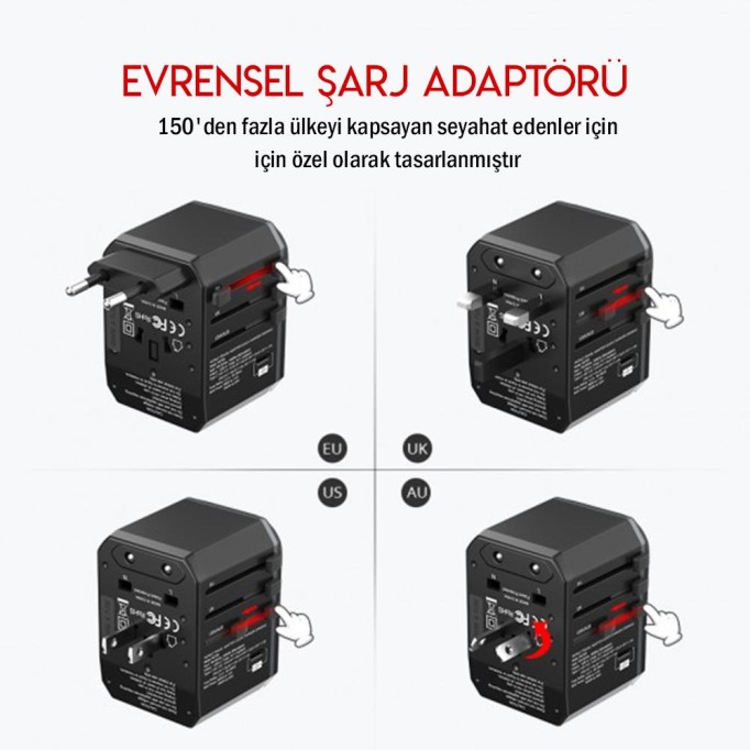 Tronsmart WCP05 33W PD USB Seyahat Adaptörü Şarj Cihazı