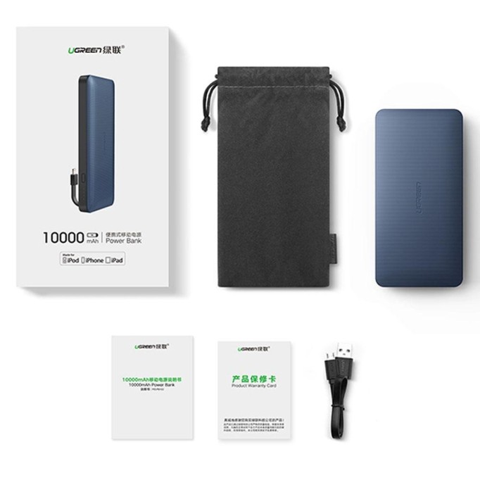 UGREEN 10000 mAh MFI Lisanslı Lighting Powerbank