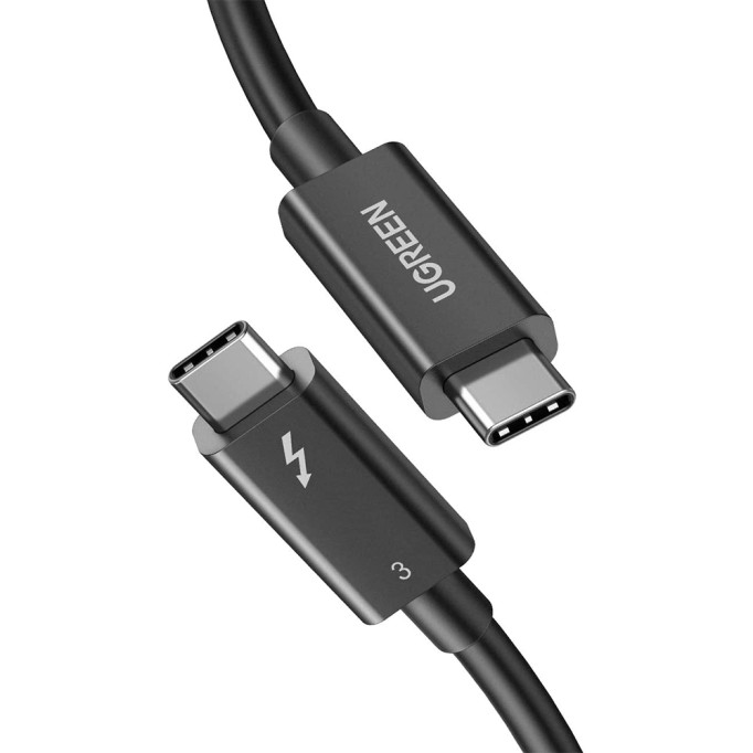 Ugreen 100W Thunderbolt 3 Type-C USB 3.1 5K@60Hz Şarj ve Data Kablosu 2 Metre