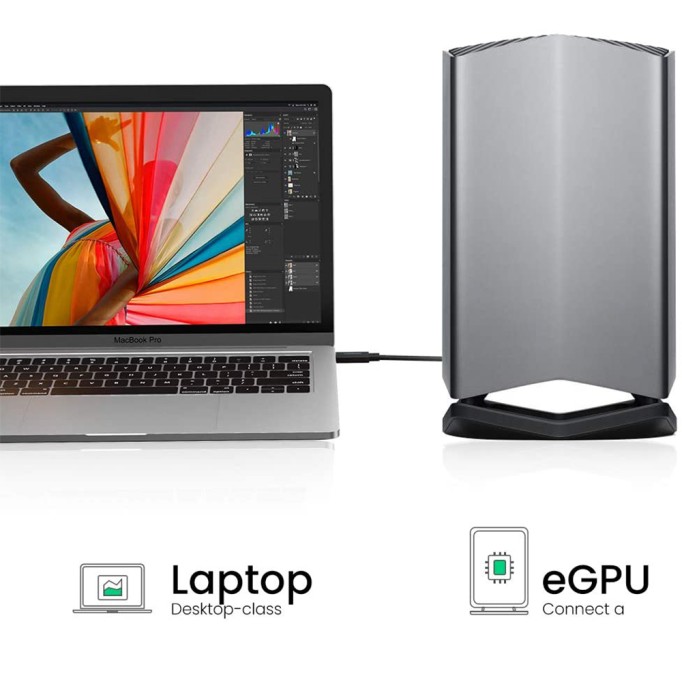 Ugreen 100W Thunderbolt 3 Type-C USB 3.1 5K@60Hz Şarj ve Data Kablosu