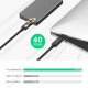 Ugreen 100W Thunderbolt 3 Type-C USB 3.1 5K@60Hz Şarj ve Data Kablosu