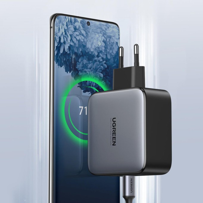 Ugreen 100W Type-C QC 4.0 PD 3.0 GanX 2 Portlu Hızlı Şarj Cihazı