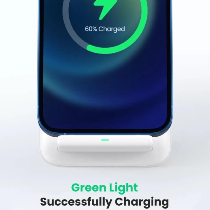 Ugreen 15W Qi Kablosuz Şarjlı Telefon Standı Ugreen 15W Qi Kablosuz Şarjlı Telefon Standı