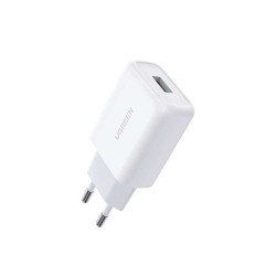 Beyaz Ugreen 18W Qualcomm QC 3.0 USB Hızlı Şarj Cihazı Beyaz
