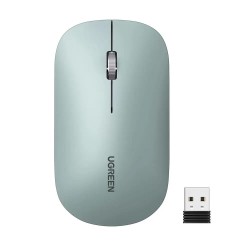 Yeşil Ugreen 2.4Ghz Sessiz Tuşlu Kablosuz Optik Mouse Yeşil