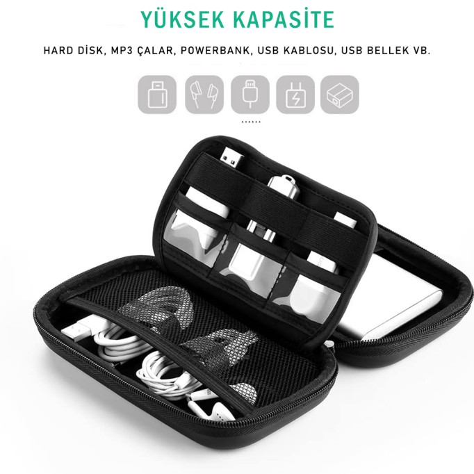Ugreen 2.5 inch Darbe Korumalı Hard Disk Çantası - Large
