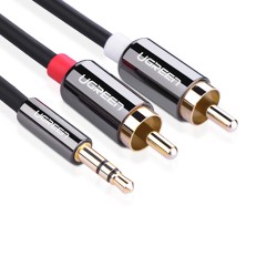 Ugreen 2 RCA 3.5mm Aux Ses Kablosu 3 Metre