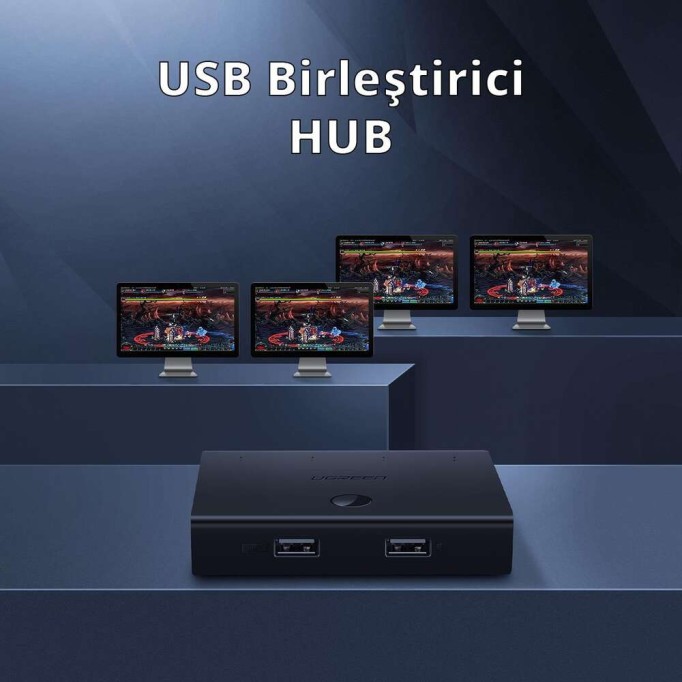 Ugreen 2 x 4 USB 2.0 KVM Switch
