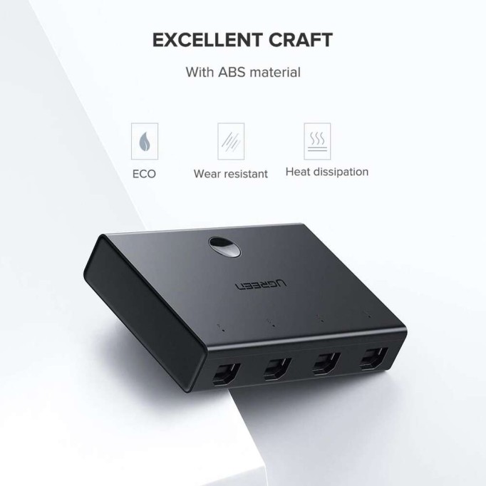 Ugreen 2 x 4 USB 2.0 KVM Switch