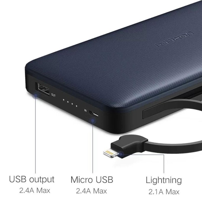 UGREEN 20000 mAh MFI Lisanslı Lightning Powerbank