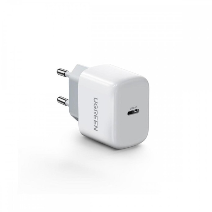 Ugreen 20W USB-C Mini PD Hızlı Şarj Cihazı Beyaz