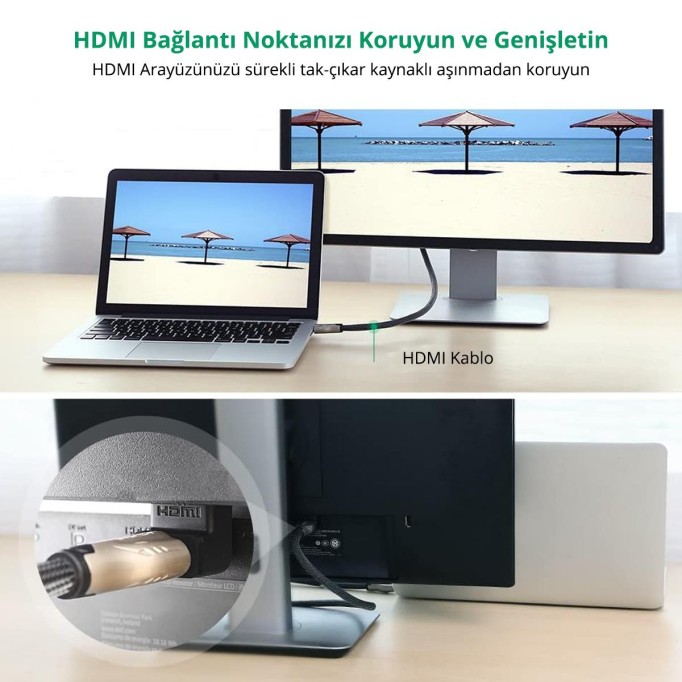 Ugreen 270° HDMI to HDMI Dönüştürücü