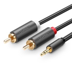 Ugreen 3.5mm Aux 2 RCA Ses Kablosu 50 CM