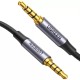 Ugreen 3.5mm Hi-Fi Erkek to Erkek TRRS Aux Ses ve Mikrofon Kablosu 2 Metre satın al