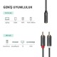 Ugreen 3.5mm Jack Girişi Aux to 2 RCA Ses Aktarma Kablosu