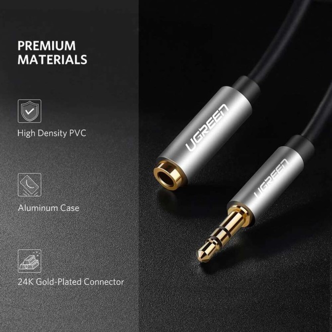 Ugreen 3.5mm Jack Ses Aux Uzatma Kablosu 5 Metre Ugreen 3.5mm Jack Ses Aux Uzatma Kablosu 5 Metre