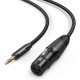 Ugreen 3.5mm to XLR Mikrofon Ses Kablosu Örgülü 1 Metre