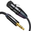 Ugreen 3.5mm to XLR Mikrofon Ses Kablosu Örgülü 2 Metre