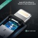 Ugreen 3 in 1 iOS Lightning Type-C Micro USB Şarj ve Data Kablosu Siyah