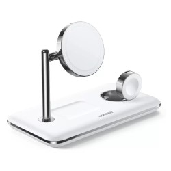 Ugreen 3 ‘ü 1 Arada iPhone Airpods Apple Watch MagSafe 25W Kablosuz Şarj Cihazı Stand