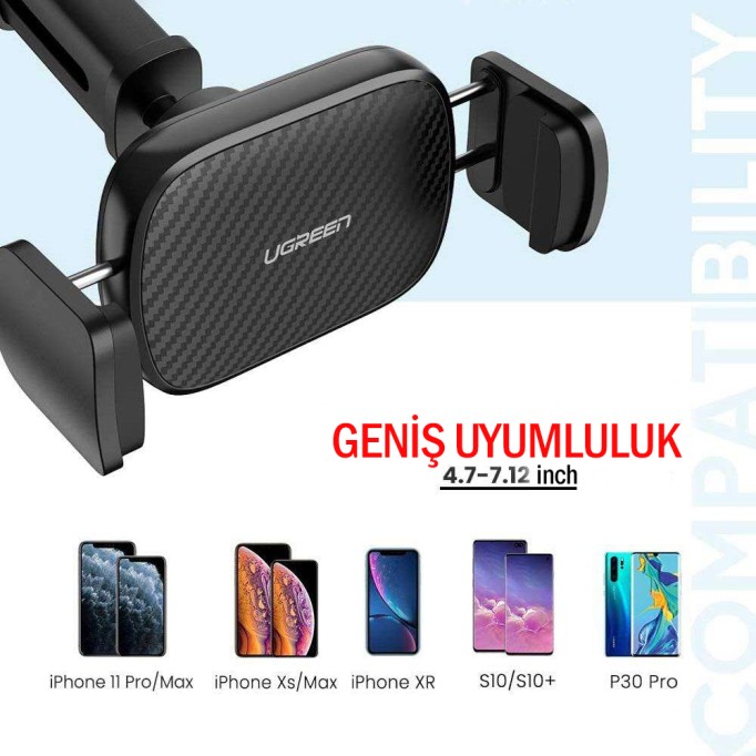 Ugreen 360 Derece Vakumlu Araç İçi Telefon Tutucu
