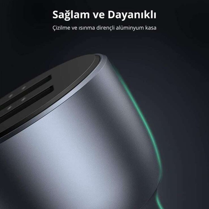 Ugreen 36W QC 3.0 2 Portlu Araç Çakmaklık Hızlı Şarj Adaptörü