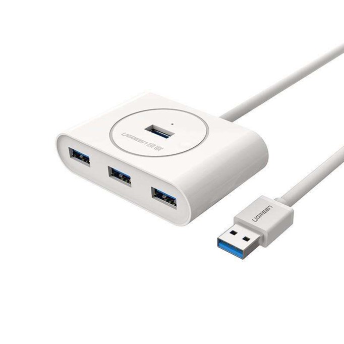 Ugreen 4 Portlu USB 3.0 Hub Çoklayıcı Beyaz