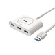 Ugreen 4 Portlu USB 3.0 Hub Çoklayıcı Beyaz