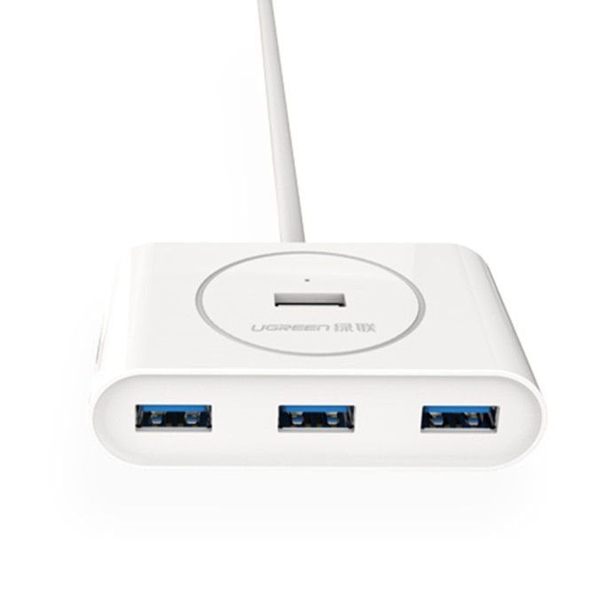 Ugreen 4 Portlu USB 3.0 Hub Çoklayıcı Beyaz 50 CM